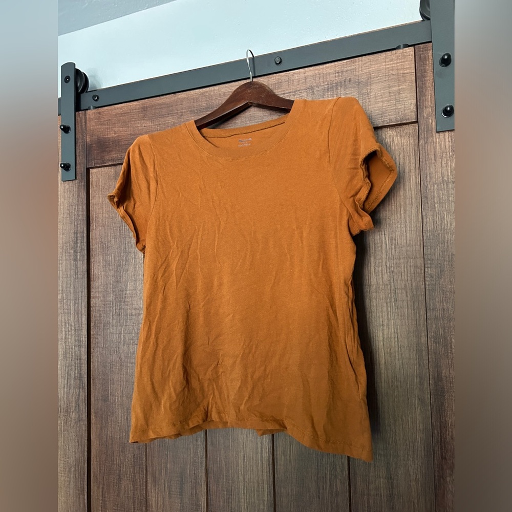 Madewell Northside vintage tee in rust